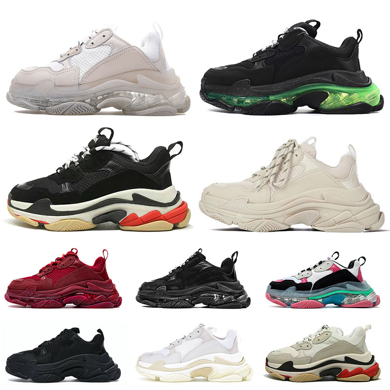 fashion Triple S Crystal Bottom Mens Womens Casual Designer Shoes Luxury Sneakers Vintage Platform All Black White Beige Pink Purple Women Lady Trainers Clear Sole, A8 36-40
fashion Triple S Crystal Bottom Mens Womens Casual Designer Shoes Luxury Sneakers Vintage Platform All Black White Beige Pink Purple Women Lady Trainers Clear Sole, A8 36-40