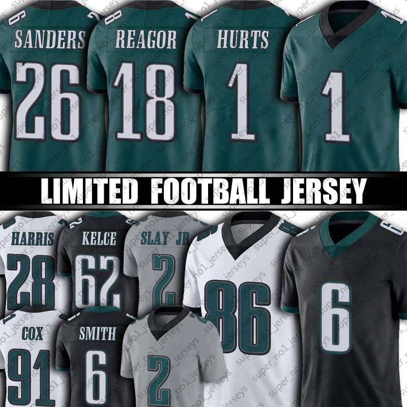 1 Jalen Hurts 6 DeVonta Smith Jersey 26 Miles Sanders 18 Jalen Reagor Jerseys Darius Slay Jr Brian Dawkins Zach Ertz Jason Kelce Jersey Cox, Man size s-xxxl (ly)
1 Jalen Hurts 6 DeVonta Smith Jersey 26 Miles Sanders 18 Jalen Reagor Jerseys Darius Slay Jr Brian Dawkins Zach Ertz Jason Kelce Jersey Cox, Man size s-xxxl (ly)