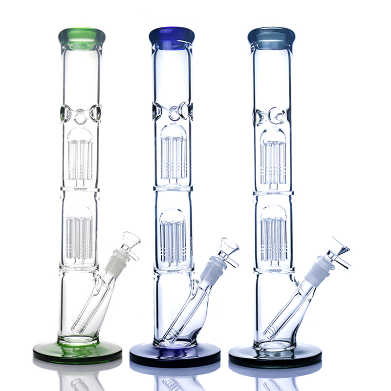 15.7" bongs two layer eight arm tree double perc hookah water pipe stunning heavy bong pipes
15.7" bongs two layer eight arm tree double perc hookah water pipe stunning heavy bong pipes
