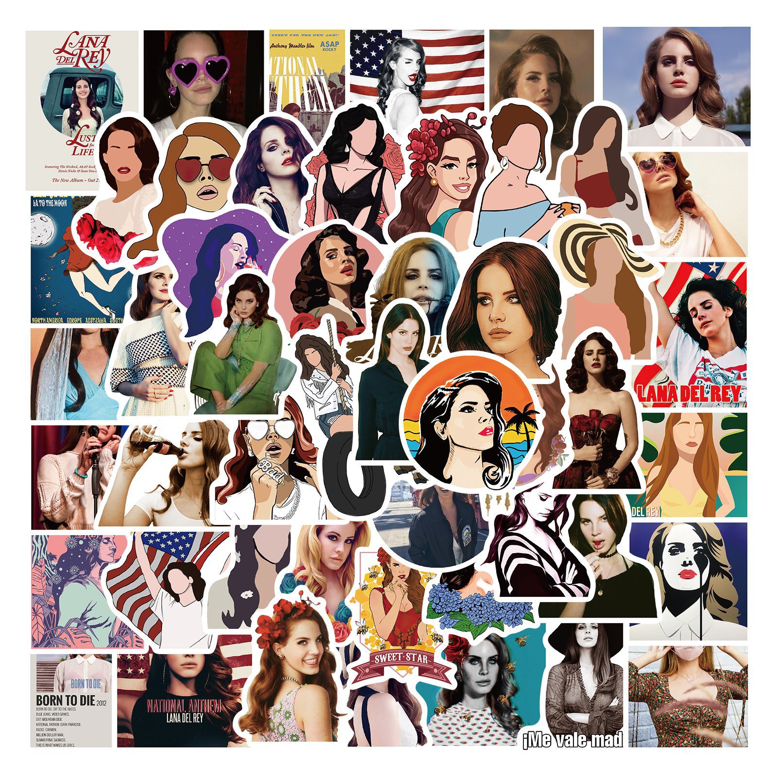 50PCS Lana Del Rey Stickers Waterproof Decal Sticker To DIY wall Laptop Luggage guitar
50PCS Lana Del Rey Stickers Waterproof Decal Sticker To DIY wall Laptop Luggage guitar