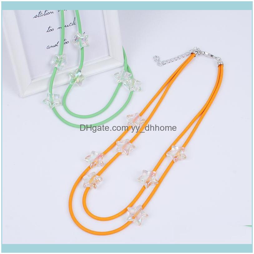 Necklaces & Pendants Jewelrycharm Shining Star Pendant Necklace Women Bohemia Exquisite Resin Choker Female Stylish Body Jewelry Friend Gift
Necklaces & Pendants Jewelrycharm Shining Star Pendant Necklace Women Bohemia Exquisite Resin Choker Female Stylish Body Jewelry Friend Gift