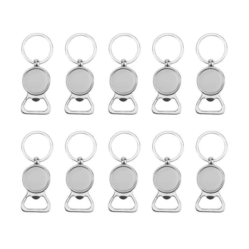 Keychains 10Pcs Sublimation Metal Blank Keychain Bottle Opener Key Ring Thermal Transfer Diy Material
Keychains 10Pcs Sublimation Metal Blank Keychain Bottle Opener Key Ring Thermal Transfer Diy Material
