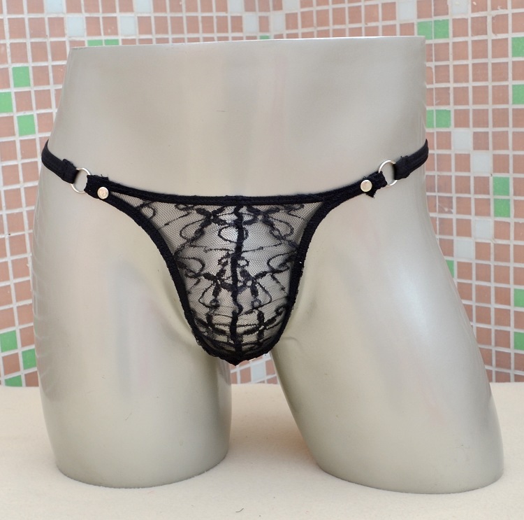 Sexy Men See Through Lace Briefs Breathable Mesh G-strings Thongs Transparent Erotic Lingerie G-string XL FX107, Black;white
Sexy Men See Through Lace Briefs Breathable Mesh G-strings Thongs Transparent Erotic Lingerie G-string XL FX107, Black;white