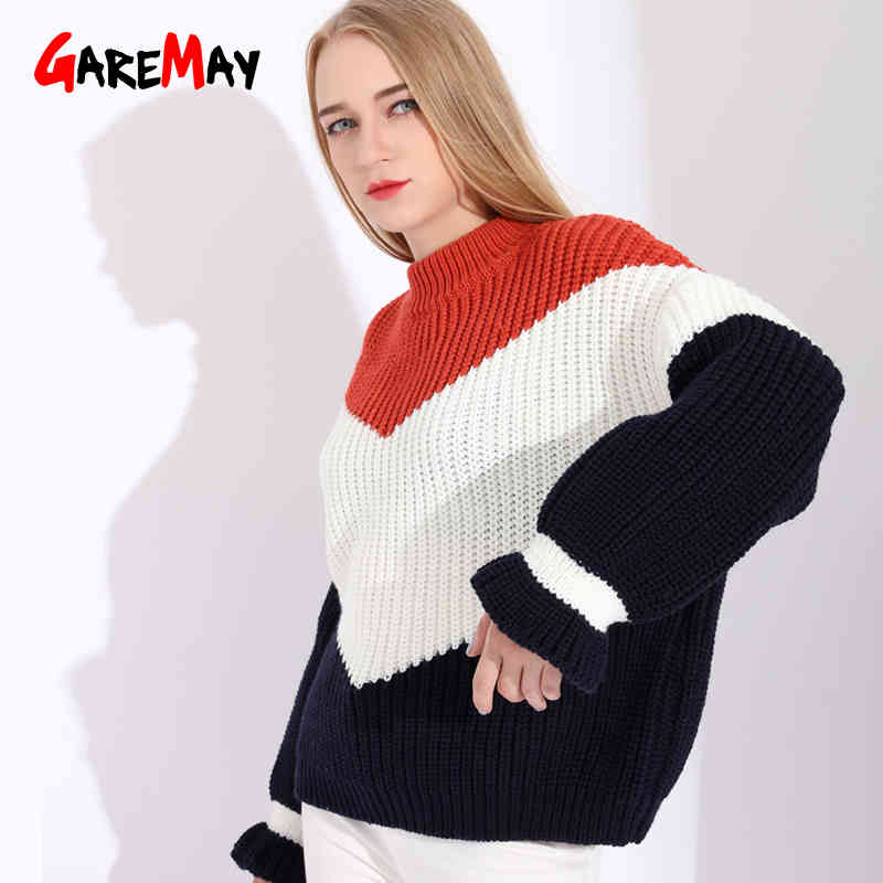 Oversized Sweater Women s And Pullovers Fashion Knitting Thick s For Coarse Knitted Outwear 210428