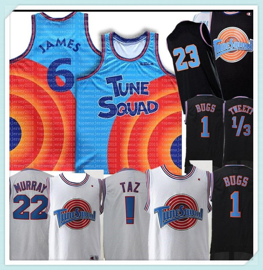 Movie Space Jam Jersey Tune Squad 6 J a mes 1 Bugs ! Taz LeBron 10 23 Lola 2 D.DUCK 22 Bill Murray 1/3 Tweety Jerseys 2021, Kids
Movie Space Jam Jersey Tune Squad 6 J a mes 1 Bugs ! Taz LeBron 10 23 Lola 2 D.DUCK 22 Bill Murray 1/3 Tweety Jerseys 2021, Kids