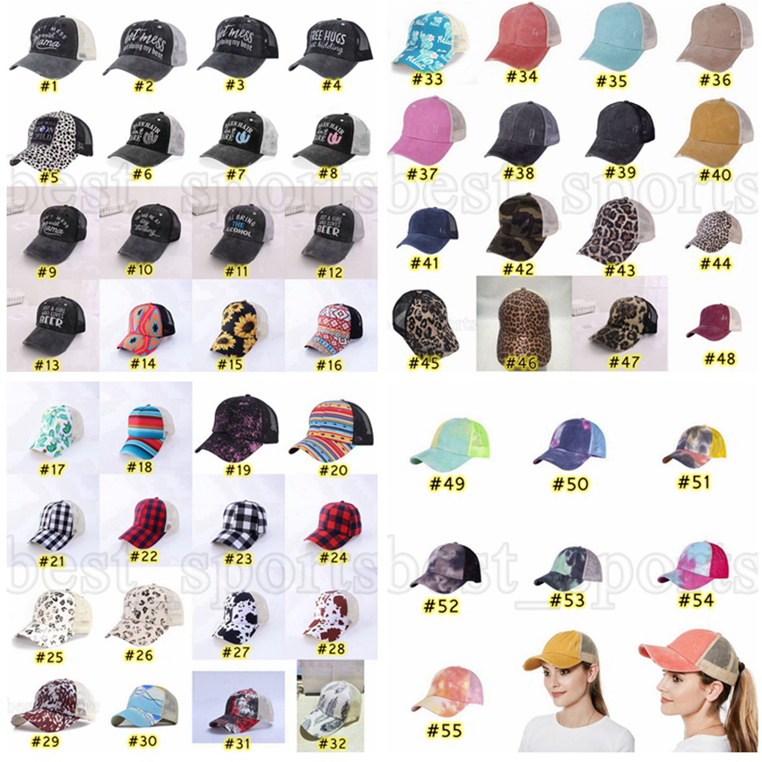 Criss Cross Ponytail Baseball Caps Woman Embroidered Washed Mesh Hats 55 Styles Sunflower Leopard Messy Bun Tie-dye Trucker Hat ZZA3147, Multi
Criss Cross Ponytail Baseball Caps Woman Embroidered Washed Mesh Hats 55 Styles Sunflower Leopard Messy Bun Tie-dye Trucker Hat ZZA3147, Multi