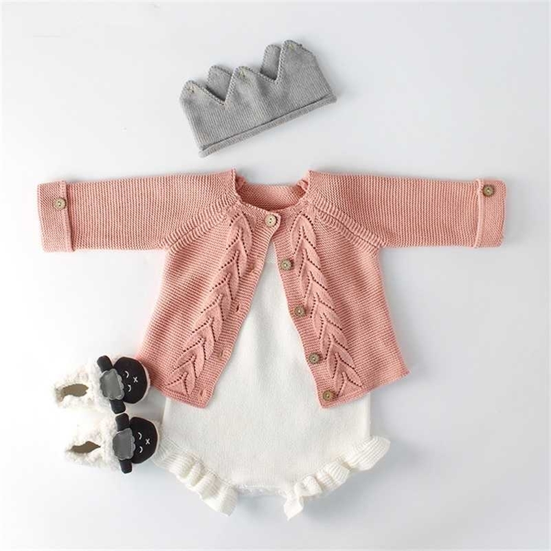 Knitted Baby Bodysuit Set Kids Sweater Cotton born Baby Girls Cardigan Bodysuit Toddler Clothes Jumpsuit For Kids Overalls 211106, Ivory
Knitted Baby Bodysuit Set Kids Sweater Cotton born Baby Girls Cardigan Bodysuit Toddler Clothes Jumpsuit For Kids Overalls 211106, Ivory
