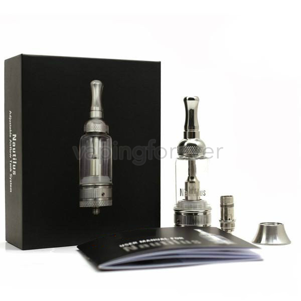 

Nautilus Mini BVC Atomizer 2.0ml Vertical Bottom Dual Coil Huge Vapor 5ML BDC Atomizer Tank Adjustable Airflow E Cigarettes Clearomizer Kit