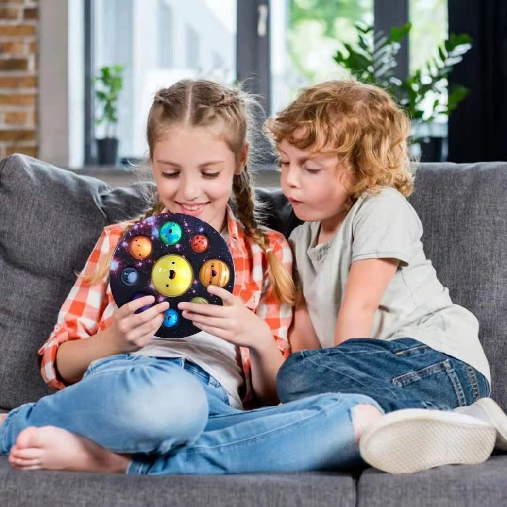 2021 Newest Simple Dimple Sensory Fidget Toys Simulation Planet Antistress Squeeze Relief Stress Anxiety Toy For Kids Chidren Gift DHL