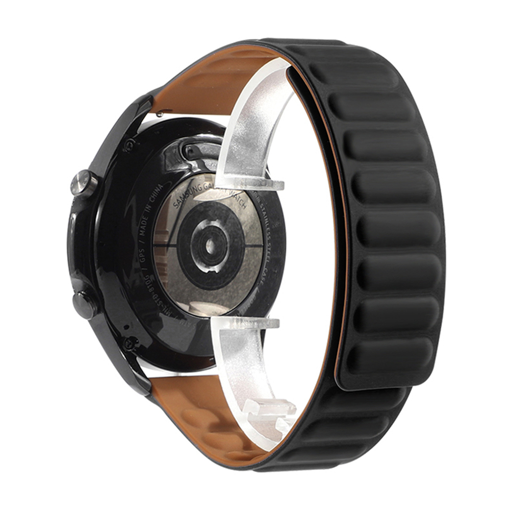 20mm 22mm Silicone Magnetic Band For Samsung Galaxy Active 2 42mm 46mm Huawei GT2 Watch 3 45mm 41mm to Amazfit Bip GTR Strap free shipping