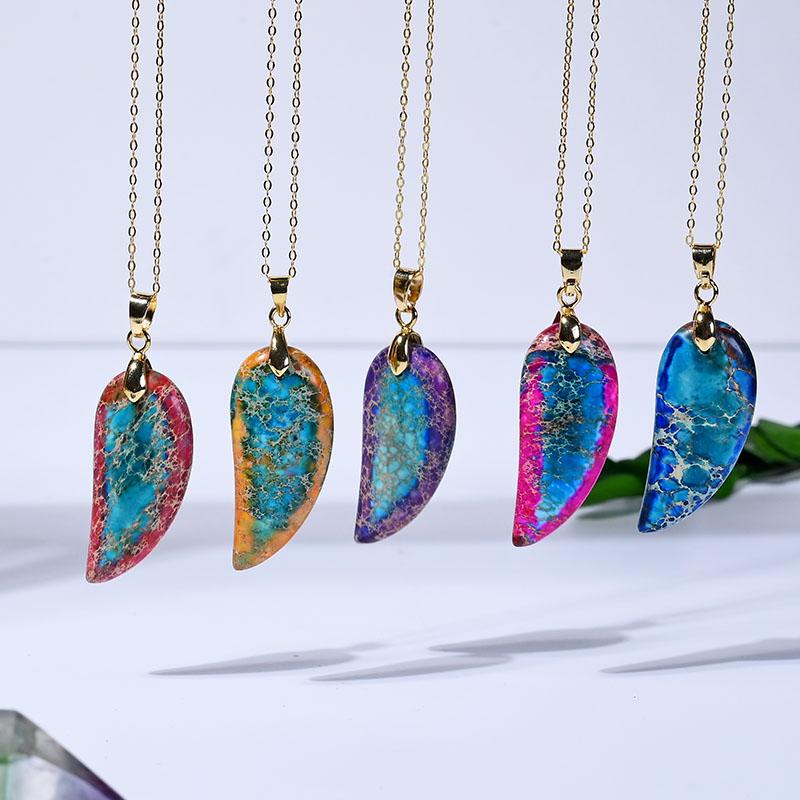 Pendant Necklaces Natural Sea Sediment Leaves Beads Connectors For Bacelets Necklace Jewlry Accessories Women Stone
Pendant Necklaces Natural Sea Sediment Leaves Beads Connectors For Bacelets Necklace Jewlry Accessories Women Stone