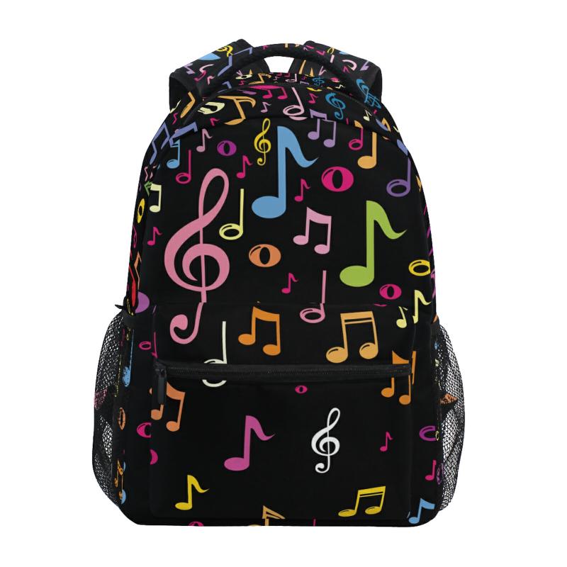 School Bags 2022 Music Note Print Backpack Students Bag Boys Girls Kids Black Rucksack Men Women Teens Travel Knapsack
School Bags 2022 Music Note Print Backpack Students Bag Boys Girls Kids Black Rucksack Men Women Teens Travel Knapsack