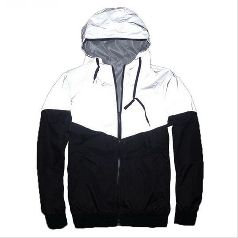 Men's Jackets Men Reflective Hip Hop Loose Stitching Coats Fashion Nightclub Hooded Windproof Jacket Streetwear 3XL 4XL, Black;brown
Men's Jackets Men Reflective Hip Hop Loose Stitching Coats Fashion Nightclub Hooded Windproof Jacket Streetwear 3XL 4XL, Black;brown