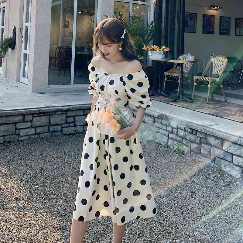 Women Sexy Off Shoulder Short Sleeve Summer Dress Robe Ladies Tie Up Slim Fashion Big Swing Vestidos Send Free Bag 210520
