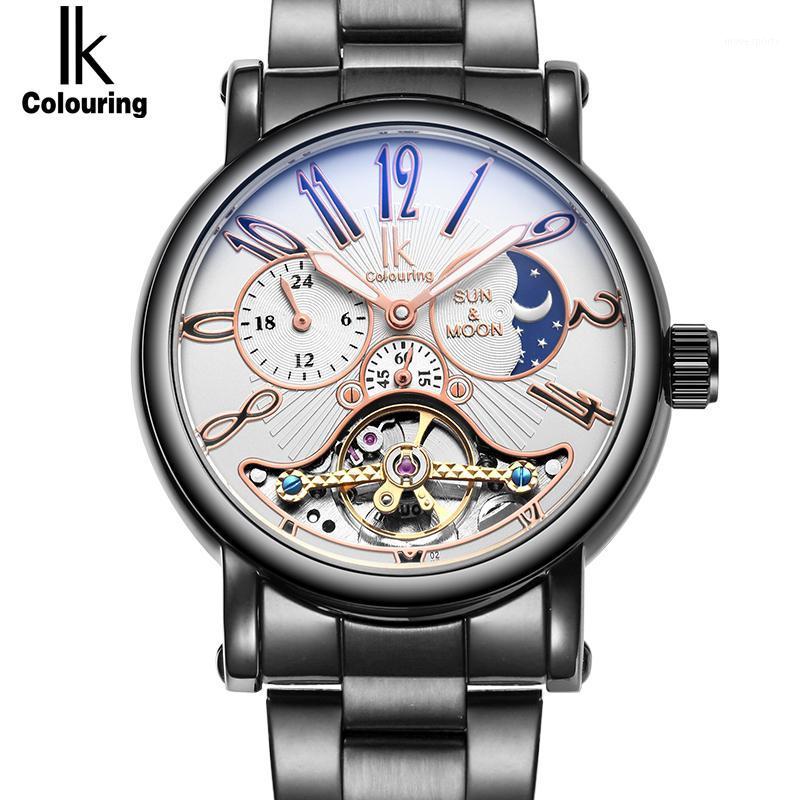 Brand Mechanical Wrist Watches Men Moon Phase 24-Hour Dial Stainless Steel Bracelet Automatic Self-Wind Male Clock Wristwatch Wristwatches, Silver black
Brand Mechanical Wrist Watches Men Moon Phase 24-Hour Dial Stainless Steel Bracelet Automatic Self-Wind Male Clock Wristwatch Wristwatches, Silver black