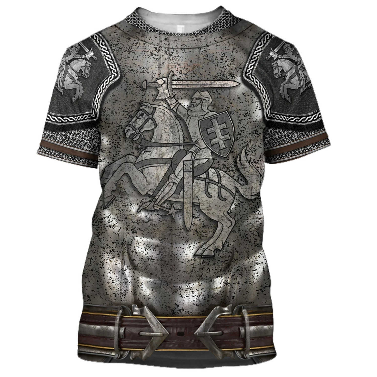 Drop 3D Printed Knight Medieval Armor Men t shirt Knights Templar Harajuku Fashion Tee summer Casual Unisex tees 210604
Drop 3D Printed Knight Medieval Armor Men t shirt Knights Templar Harajuku Fashion Tee summer Casual Unisex tees 210604