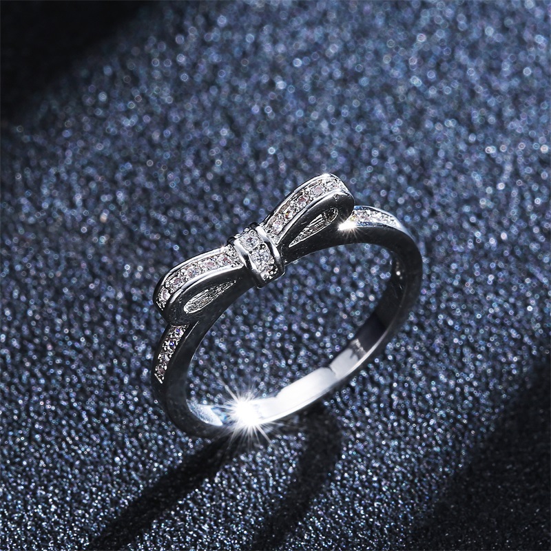 GOMAYA 925 Sterling Silver Ring Sparkling Bow Knot Stackable Rings Cubic Zirconia for Women Valentine's Day Gift Fine Jewelry 433 B3
GOMAYA 925 Sterling Silver Ring Sparkling Bow Knot Stackable Rings Cubic Zirconia for Women Valentine's Day Gift Fine Jewelry 433 B3