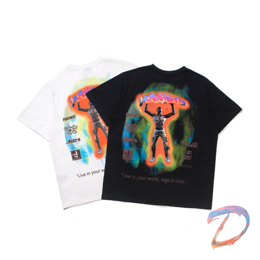 Oversize Travis Scott T-shirts Men's Women's High Quality Cotton Short Sleeves Cactus Jack Round Neck Casual Loose Hiphop Tshirt S0ED, White;black
Oversize Travis Scott T-shirts Men's Women's High Quality Cotton Short Sleeves Cactus Jack Round Neck Casual Loose Hiphop Tshirt S0ED, White;black