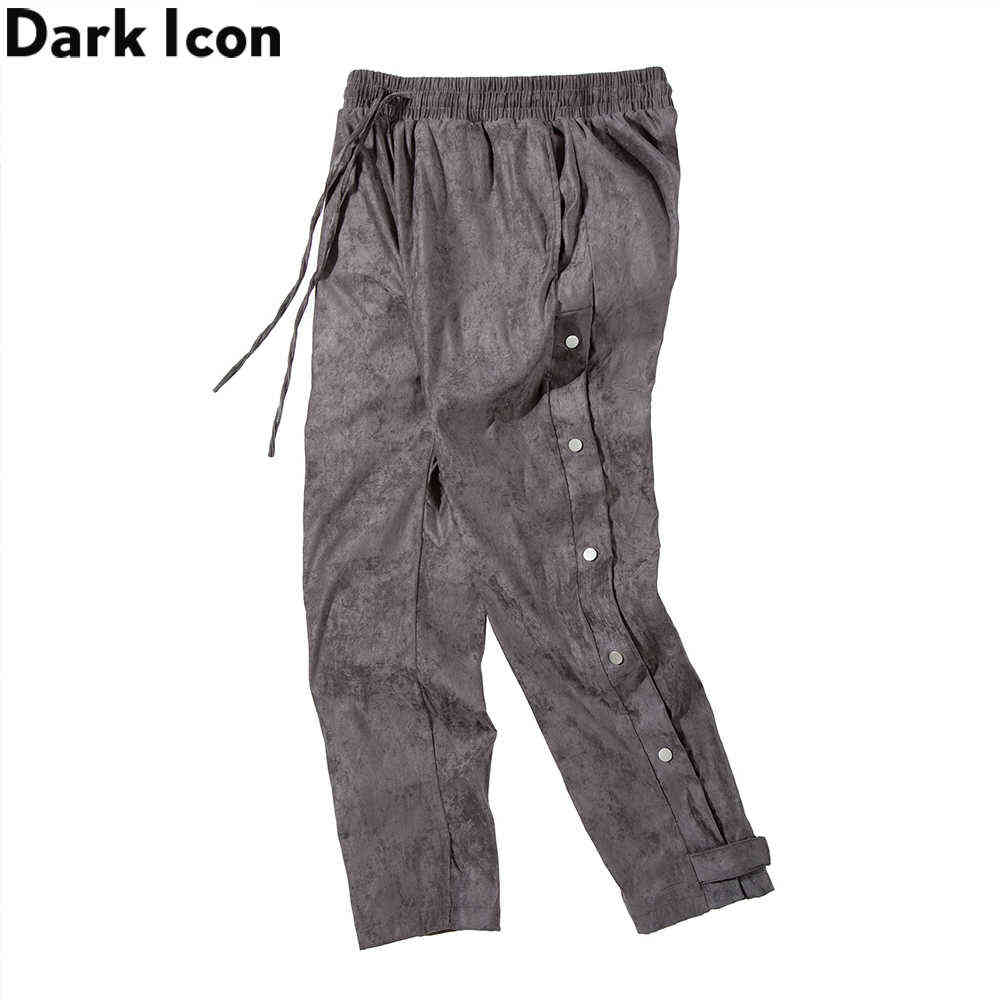 Side Button Suede Pants Men Jogging Pants Solid Color High Street Men's Trousers 210603, Grey pants
Side Button Suede Pants Men Jogging Pants Solid Color High Street Men's Trousers 210603, Grey pants