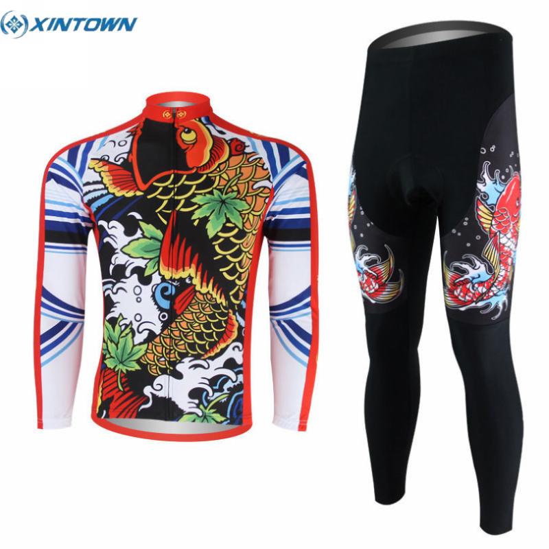 Outdoor Mens Sport Long Sleeve Bicycle Ropa Ciclismo Bike Cycling Wear Shirt Jersey +Bib Pants Suit Almanac Pattern Racing Sets, Black;blue
Outdoor Mens Sport Long Sleeve Bicycle Ropa Ciclismo Bike Cycling Wear Shirt Jersey +Bib Pants Suit Almanac Pattern Racing Sets, Black;blue