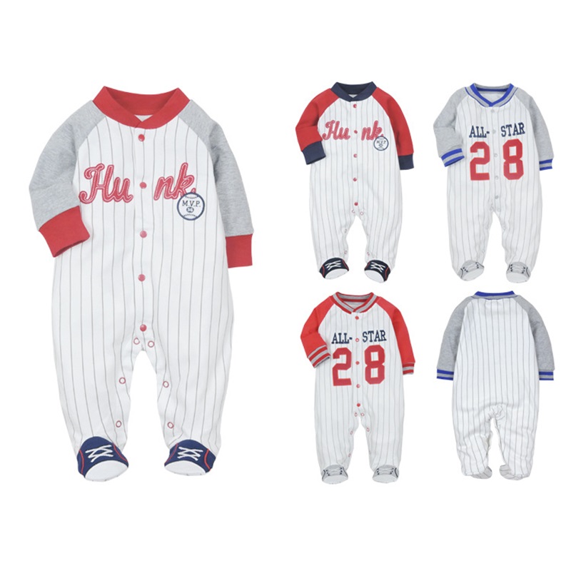 Newborn Baby One Pieces Jumpsuit Infant Boy Girl Warm Romper Kids Footed Pajamas Baby Clothing Cartoon Roupa Cotton Costume 756 X2, Colors mix
Newborn Baby One Pieces Jumpsuit Infant Boy Girl Warm Romper Kids Footed Pajamas Baby Clothing Cartoon Roupa Cotton Costume 756 X2, Colors mix