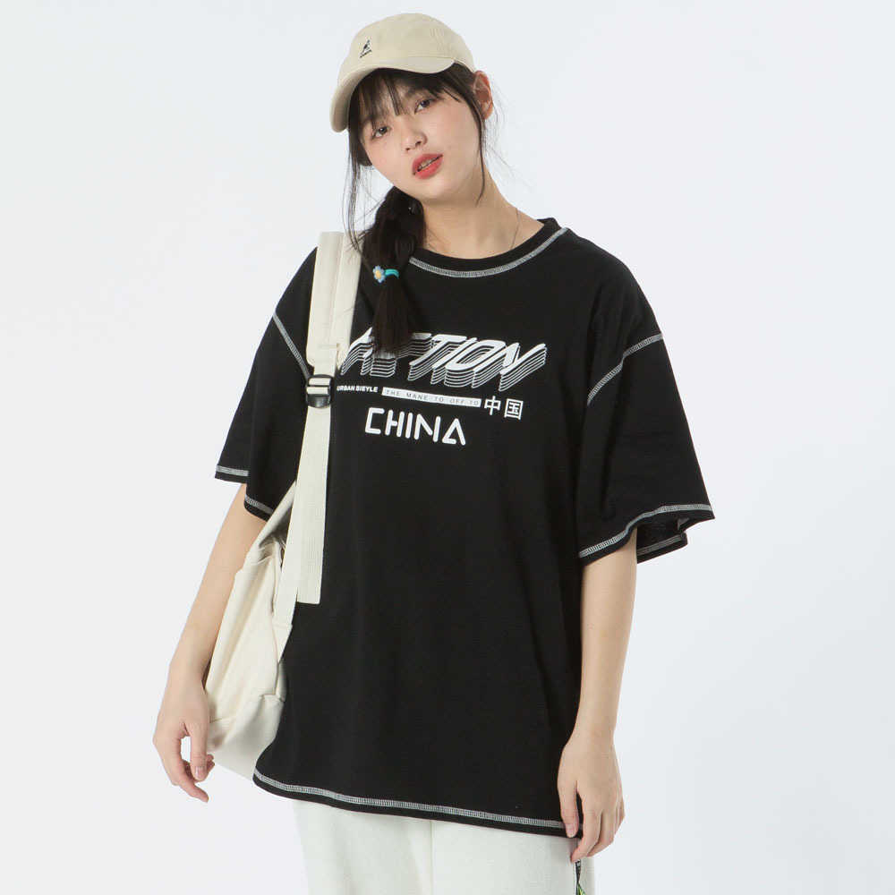 T-shirt Men Style Summer Short Sleeve Printed Tee Hip Hop Oversized Cotton Casual Harajuku Streetwear Top Tshirts Clothing 210601