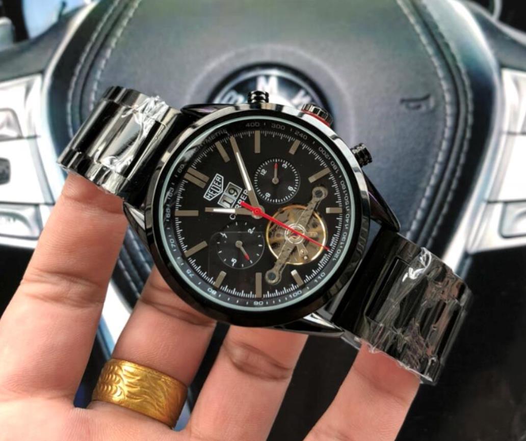 Top 2813 Men's carrera heuer Mechanical Stainless Steel Automatic Movement Watch Sports mens Self-wind Watches Fashion tag Wristwatch #42978, Slivery;brown
Top 2813 Men's carrera heuer Mechanical Stainless Steel Automatic Movement Watch Sports mens Self-wind Watches Fashion tag Wristwatch #42978, Slivery;brown
