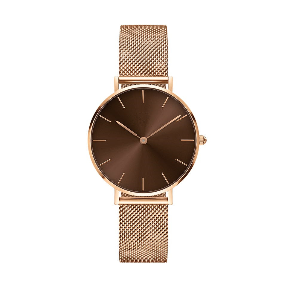 Zegarek Damski Christmas Gift Watch New Fashion Watches Brown Face Women Rose Gold 32MM Lady Quartz Dress Female Clock Top Quality Womens Orologio, D2
Zegarek Damski Christmas Gift Watch New Fashion Watches Brown Face Women Rose Gold 32MM Lady Quartz Dress Female Clock Top Quality Womens Orologio, D2