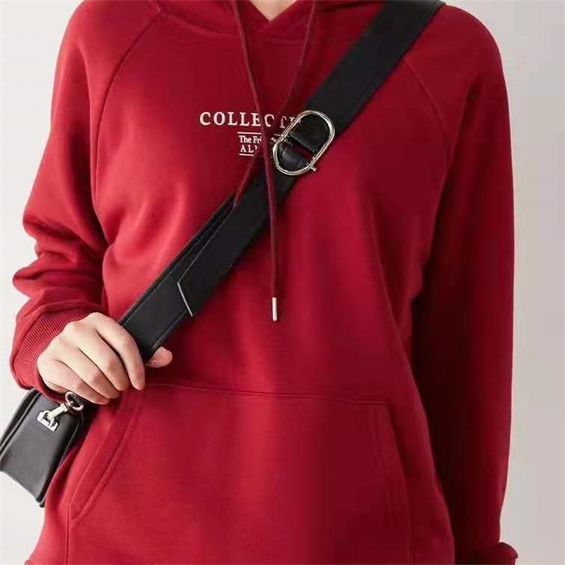 Hooded long sleeve sweater women's autumn and winter combed cotton Korean loose Pullover candy coat, Red
Hooded long sleeve sweater women's autumn and winter combed cotton Korean loose Pullover candy coat, Red
