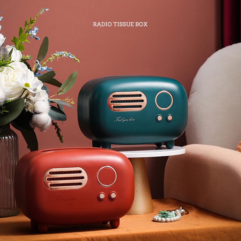 Napkin Dispenser Retro Radio Model Tissue Box Removable Desktop Paper Holder Storage Case Home Decoration Boxes & Napkins
Napkin Dispenser Retro Radio Model Tissue Box Removable Desktop Paper Holder Storage Case Home Decoration Boxes & Napkins