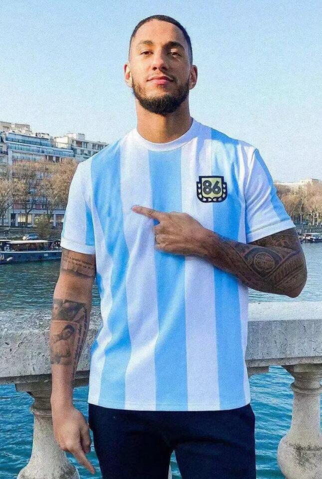 1986 argentina retro soccer jersey 1978 86 Vintage Classic Maradona Football Shirts Maillot Camisetas de Futbol, 1986 away
1986 argentina retro soccer jersey 1978 86 Vintage Classic Maradona Football Shirts Maillot Camisetas de Futbol, 1986 away