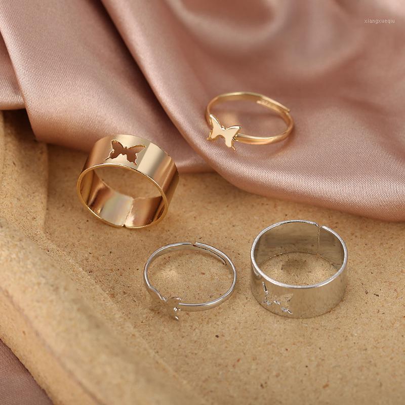 Cluster Rings Fashion Gold Butterfly For Women Men Lover Matching Open Trendy 2022 Punk Engagement Wedding Jewelry Gift, Golden;silver
Cluster Rings Fashion Gold Butterfly For Women Men Lover Matching Open Trendy 2022 Punk Engagement Wedding Jewelry Gift, Golden;silver