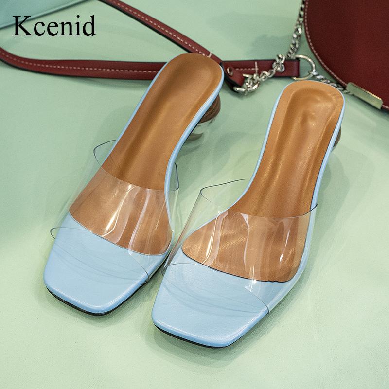 Kcenid Fashion PVC Women Slippers Summer Open Toe Med Heels Transparent Ball Heel Sandals Lady Party Shoes Pumps, Black
Kcenid Fashion PVC Women Slippers Summer Open Toe Med Heels Transparent Ball Heel Sandals Lady Party Shoes Pumps, Black