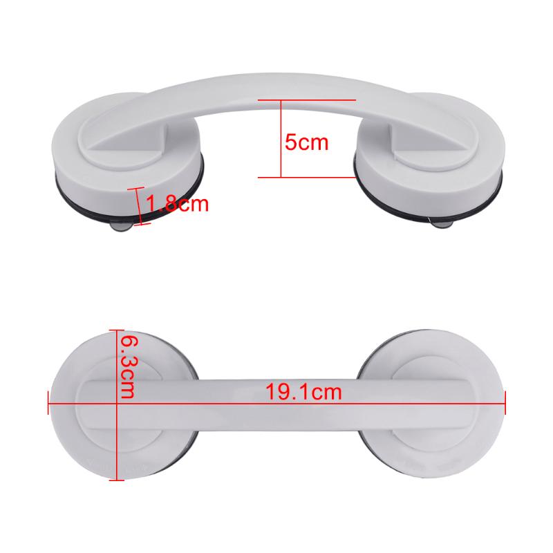 No Drilling Shower Handle With Suction Cup Anti-slip HandrailOffers Safe Grip For Safety Grab In Bathroom Bathtub Glass Door Handles & s7016652