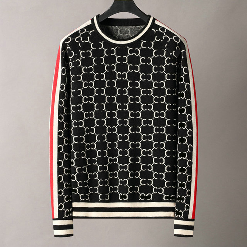 Casual Double Letter Printed Sweaters Men Women Knitted Jumper Unisex Loose Long Sweatshirt Spring Autumn Thick Knitting Pullover, Black/gletter
Casual Double Letter Printed Sweaters Men Women Knitted Jumper Unisex Loose Long Sweatshirt Spring Autumn Thick Knitting Pullover, Black/gletter