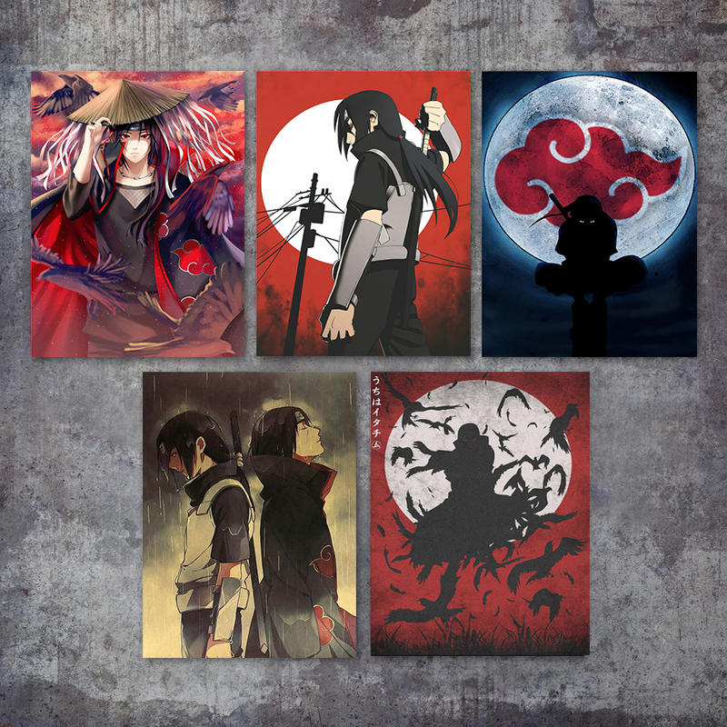 Anime Naruto Vintage Canvas Painting Itachi Ichiha Genjutsu Wall Art Posters and Prints for Living Room Home Decoration Cuadros
Anime Naruto Vintage Canvas Painting Itachi Ichiha Genjutsu Wall Art Posters and Prints for Living Room Home Decoration Cuadros