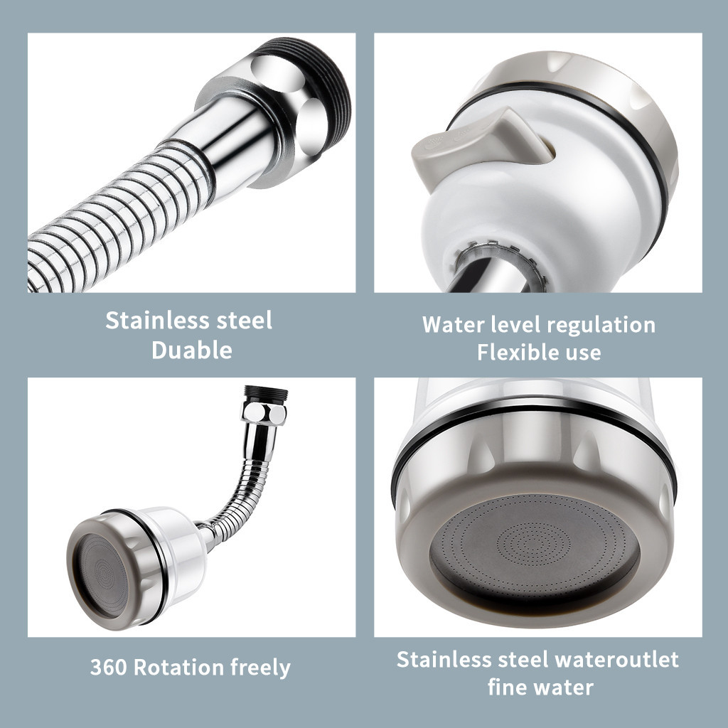 1pc rotary kitchen tap pressure-proof sprinkler water-saving kitchen bathroom nozzle connector bathroom adapter