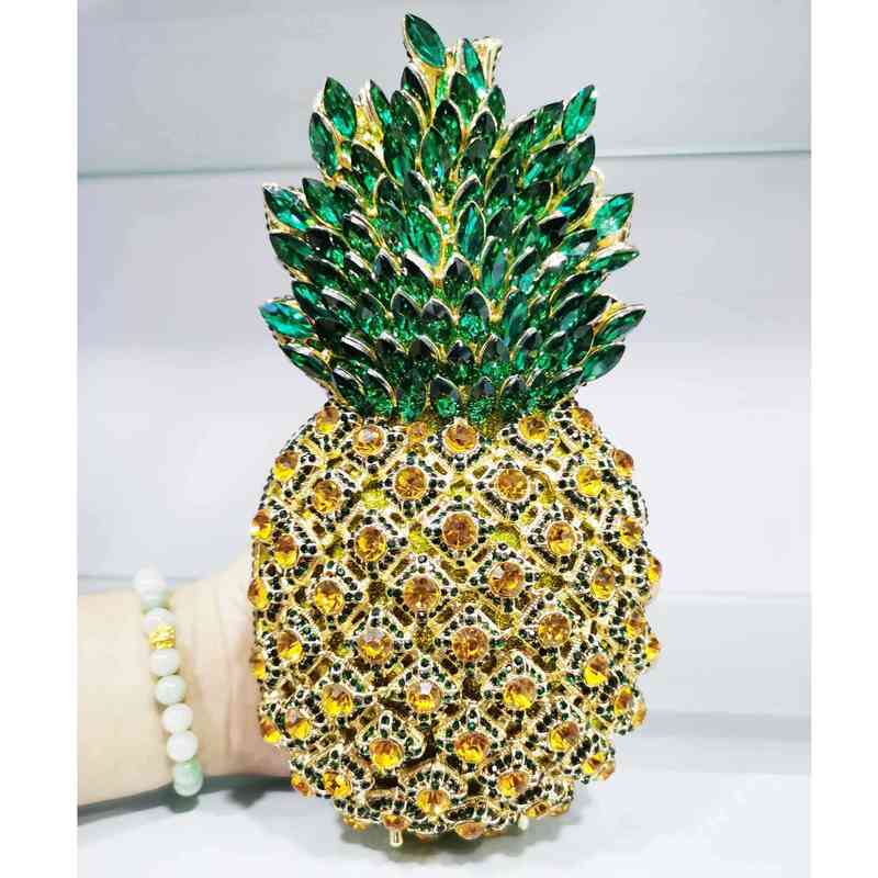 Evening Bag Luxury Crystal Green Pineapple Bags Ladies Party Purse Chain Clutch Female Diamond Handbags Sm37 1214, Customized wholesale
Evening Bag Luxury Crystal Green Pineapple Bags Ladies Party Purse Chain Clutch Female Diamond Handbags Sm37 1214, Customized wholesale