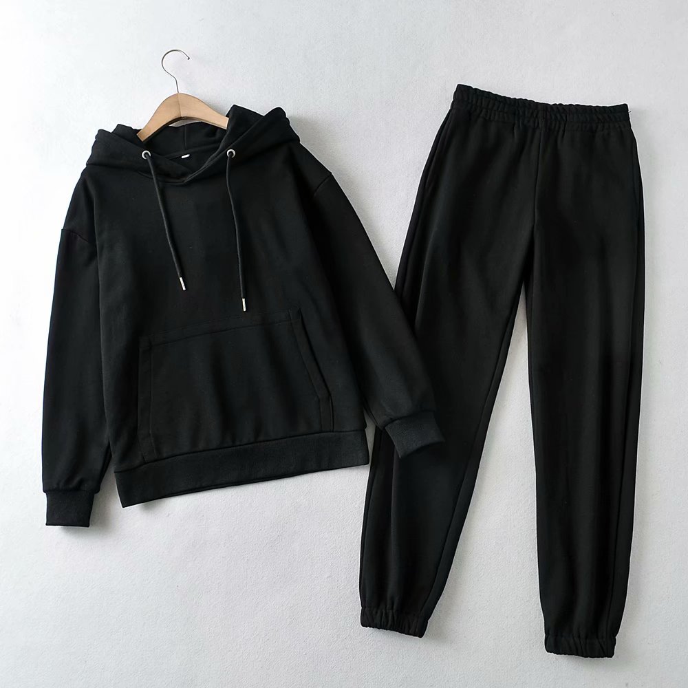 Women's Two Piece Pants Za solid women oversized hoodies spring fashion long sleeve sports pants black suit FZ8J, 1# shoe box
Women's Two Piece Pants Za solid women oversized hoodies spring fashion long sleeve sports pants black suit FZ8J, 1# shoe box