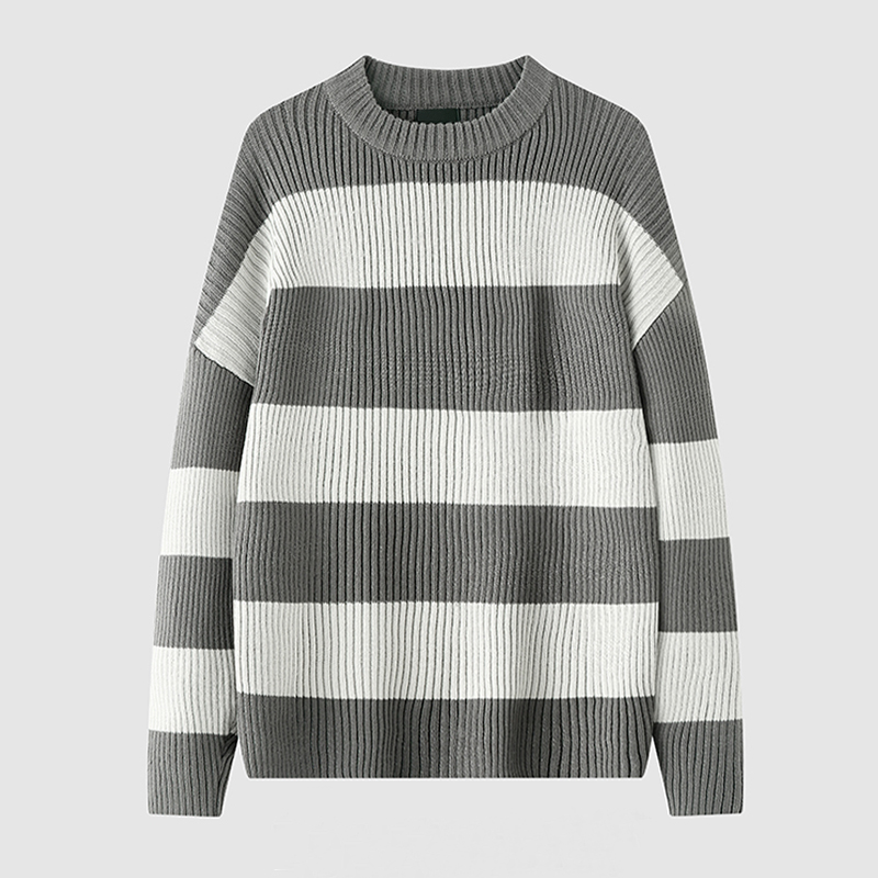 Mens Casual Sweaters Classic Stripe Long Sleeve Pullovers Round Neck Sweatshirt, Y917231
Mens Casual Sweaters Classic Stripe Long Sleeve Pullovers Round Neck Sweatshirt, Y917231
