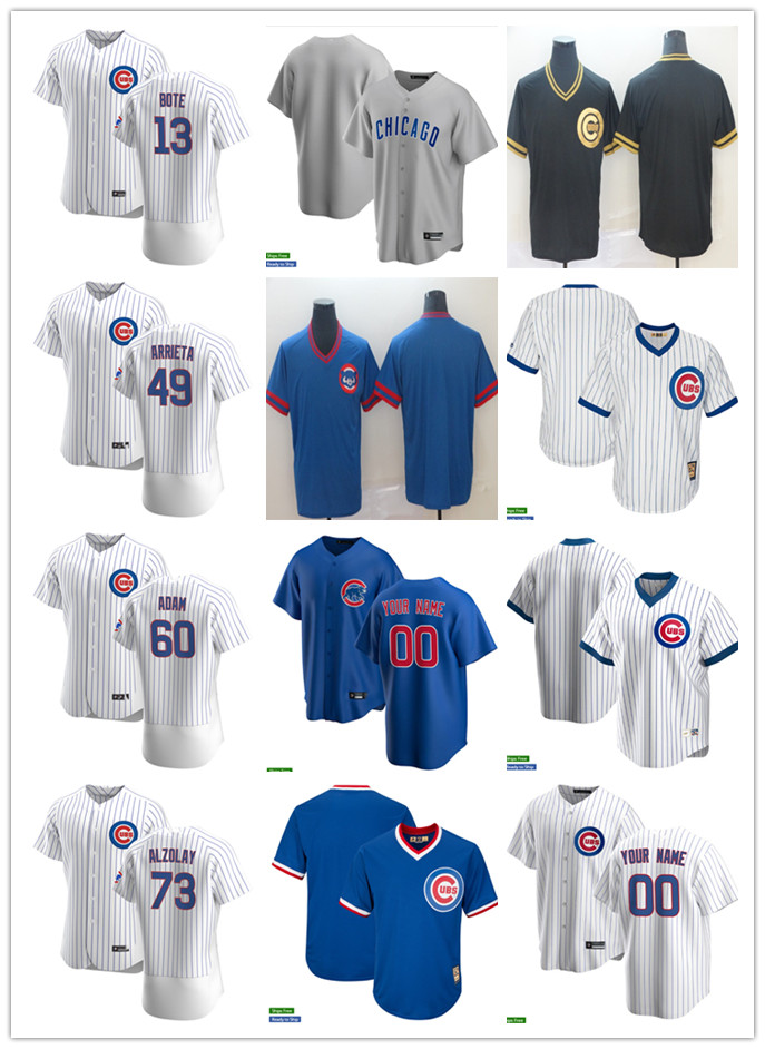 Men Women Youth Chicago Cubs 60 Jason Adam 73 Adbert Alzolay 49 Arrieta 13 David Bote custom Baseball Jersey Blank blue white gray, Blue;black
Men Women Youth Chicago Cubs 60 Jason Adam 73 Adbert Alzolay 49 Arrieta 13 David Bote custom Baseball Jersey Blank blue white gray, Blue;black