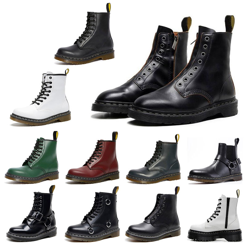 men women Martin boots Soft Leather Oxford Winter Shoes 1460 Ankle Half Black white Red Green Orange mens fashion Martins Buckle platform boot size 35-45, 1 black
men women Martin boots Soft Leather Oxford Winter Shoes 1460 Ankle Half Black white Red Green Orange mens fashion Martins Buckle platform boot size 35-45, 1 black