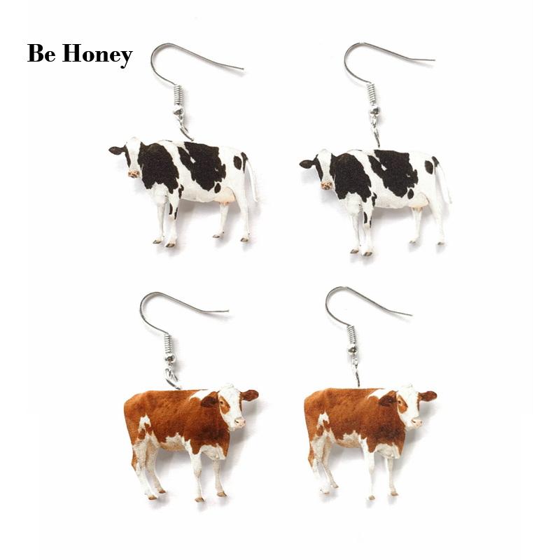 Dangle & Chandelier Trendy Farm Animal Black White And Yellow Color Cattle Cow Print Acrylic Charm Earrings For Women Funny Fashion Jewelry
Dangle & Chandelier Trendy Farm Animal Black White And Yellow Color Cattle Cow Print Acrylic Charm Earrings For Women Funny Fashion Jewelry