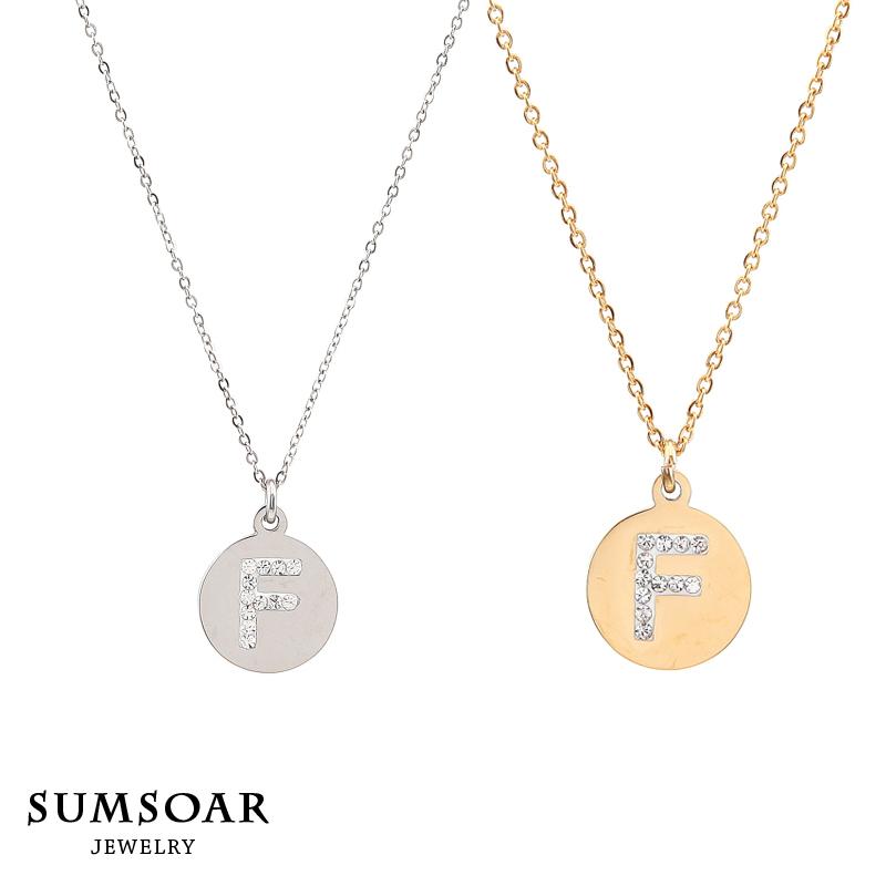 Pendant Necklaces Top Sale Stainless Steel Round Gold Tiny Initial Necklace Disc F Letter Personalization Charm As Birthday Gift
Pendant Necklaces Top Sale Stainless Steel Round Gold Tiny Initial Necklace Disc F Letter Personalization Charm As Birthday Gift