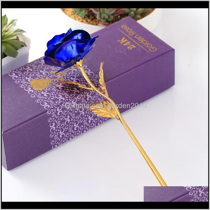 Decorative Flowers Wreaths Valentines Day Creative Gift 24K Foil Plated Gold Rose Lasts Forever Love Wedding Decor Souvenir Drop Vw5Dk 5Dot0
Decorative Flowers Wreaths Valentines Day Creative Gift 24K Foil Plated Gold Rose Lasts Forever Love Wedding Decor Souvenir Drop Vw5Dk 5Dot0