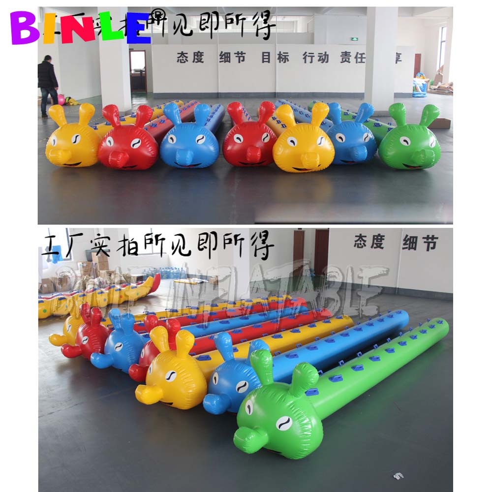 Interesting sports games props inflatable caterpillar racing body intelligent activities development training team building equipment