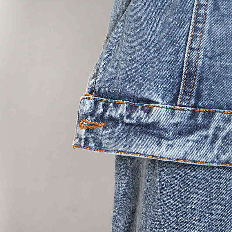 Casual Irregular Patchwork Jeans For Female High Waist Wide Leg Tie Dye Pants Clothing Fashion 210521