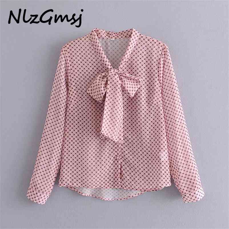 Blouse Women Polka Dot Shirt Blouses Fashion Button Up Knot Woman Long Sleeve Streetwear Ladies Tops 210628, As picture
Blouse Women Polka Dot Shirt Blouses Fashion Button Up Knot Woman Long Sleeve Streetwear Ladies Tops 210628, As picture
