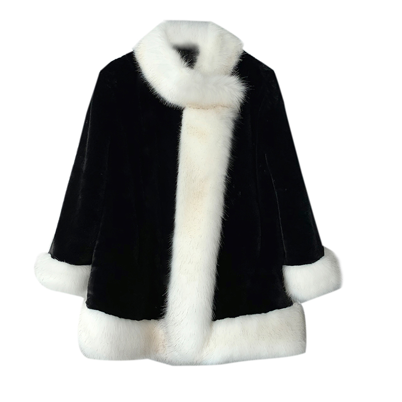 Women' Wool & Blends Winter Plus Size Women Faux Fox Fur Collar Hooded Korean Fashion Shawl Cape Rabbit Warm Thick Coat Ladies Ti, White
Women' Wool & Blends Winter Plus Size Women Faux Fox Fur Collar Hooded Korean Fashion Shawl Cape Rabbit Warm Thick Coat Ladies Ti, White