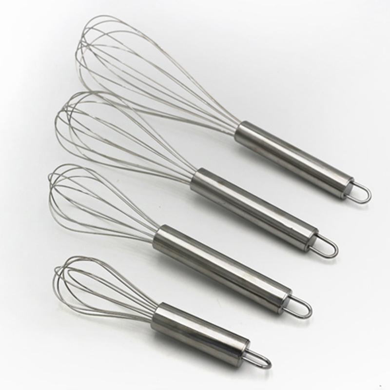 Stainless Steel Balloon Wire Whisk Tools Blending Whisking Beating Stirring Egg Beater Durable 4 Sizes 6-inch/8-inch/10-inch/12-inch Hand held JY0352
Stainless Steel Balloon Wire Whisk Tools Blending Whisking Beating Stirring Egg Beater Durable 4 Sizes 6-inch/8-inch/10-inch/12-inch Hand held JY0352
